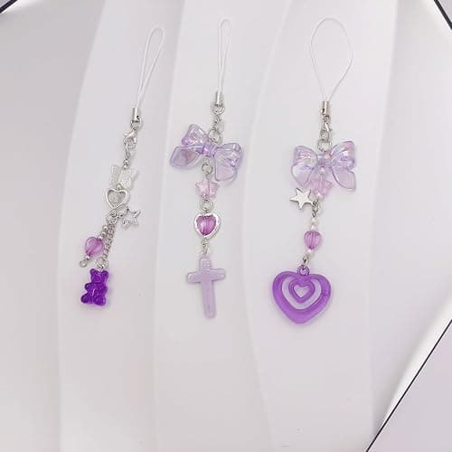 AGEN KGEN Cute Y2K Phone Charm Aesthetic Phone Charms Accessories Cute PhoneLanyard String for Bag Purse Backpack Airpods Pendants Decor thumbnail 2