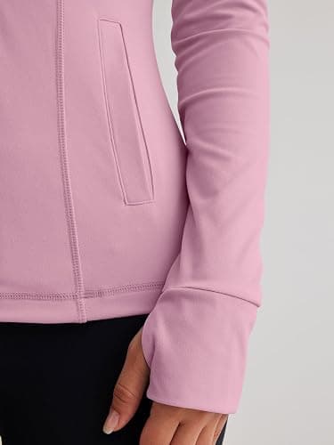 Trendy Queen Womens Lightweight Zip Up Jackets 2025 Athletic Hoodies Fall Gym Shirts Running Workout Clothes with Pocket thumbnail 5