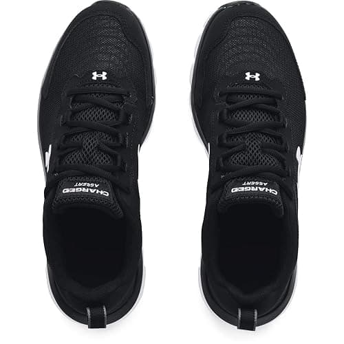 Under Armour Men's Charged Assert 9 Running Shoe - 8.5 X-Wide - Black/White thumbnail 3
