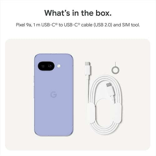 Google Pixel 9a - 128 GB -Unlocked Android Smartphone with AI Camera, All-Day Battery and Powerful Security - Porcelain thumbnail 6