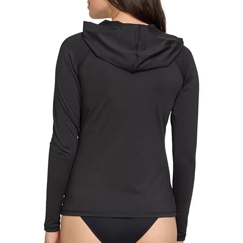 Champion Women's Hooded Rash Guard, Long Sleeve Sun Hoodie UPF 50+ Shirt, | Built-In Hood, UPF 50+ Sun Protection, Quick-Dry Fabric, Athletic Fit, All-Season Wear, Swim Shirt, Active Sun Hoodie thumbnail 7