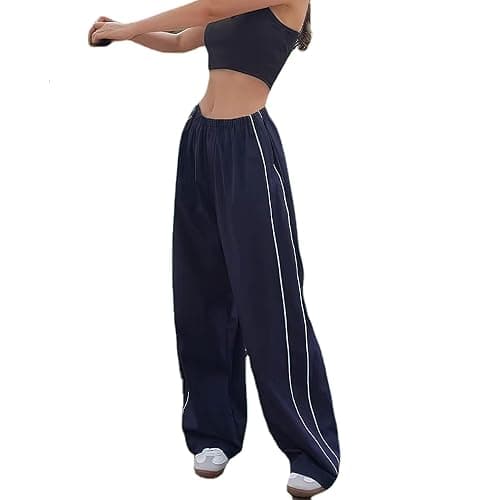 XPONNI Women's Baggy Y2K Parachute Pants - Image 1