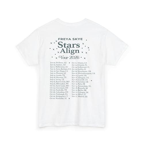 Freya Unisex Skye Live in Concert Tour T-Shirt Heavy Cotton Tee thumbnail 5