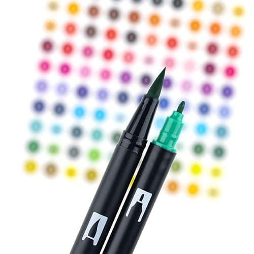 Tombow 56188 Dual Brush Pen Art Markers, Galaxy, 10-Pack. Blendable, Brush and Fine Tip Markers thumbnail 4