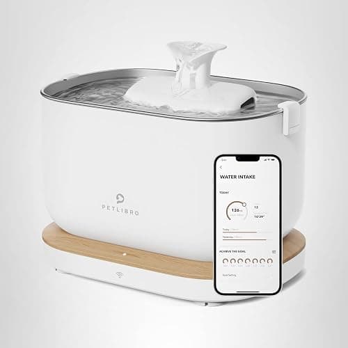 PETLIBRO App-Controlled Cat Water Fountain, Pet Water Fountain with Stainless Steel Tray, Water Fountains for Cats Indoor with Drinking Monitoring, Cat Fountains for Drinking with 2 Wireless Pumps thumbnail 11