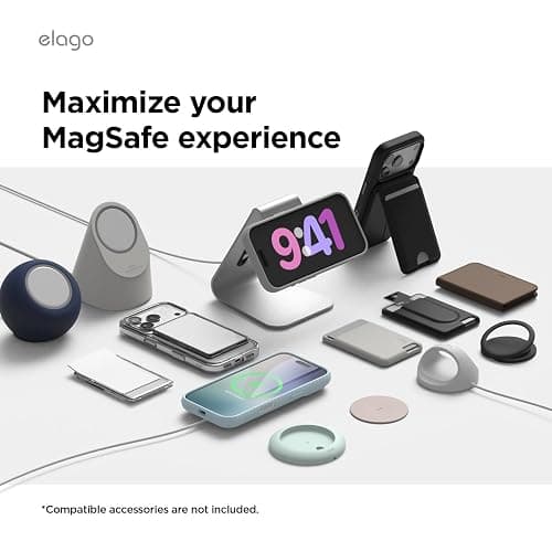 elago for iPhone 17 Case, Premium Magnetic Silicone Case, Compatible with MagSafe, Liquid Silicone Material, Protective Cover, Shockproof, Slim Phone, 6.3 inch (Lovely Pink) thumbnail 5