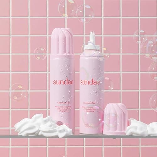 sundae Whipped Shower Foam Cherry On Top Foaming Body Wash 8.9 fl oz, 265ml thumbnail 3