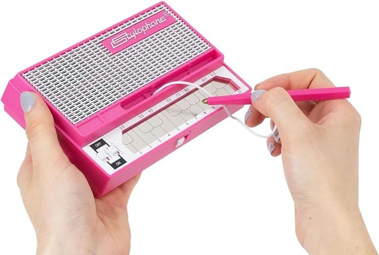 Stylophone Pink - The Original Pocket Electronic Synthesizer - Special Edition | Synth Musical Instrument | Synthesizer Keyboard | Stylophone Instrument thumbnail 5