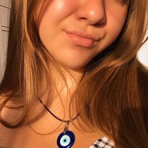 Long tiantian Evil Eye Necklace for Women Evil Eye Pendant Protection Necklaces for Men Leather Rope Glass Inspirational Jewelry Lucky Amulet Necklace thumbnail 8