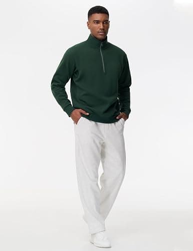 THE GYM PEOPLE Men's Baggy Fleece Workout Sweatpants with Pockets Drawstring Lounge Athletic Running Pants thumbnail 7