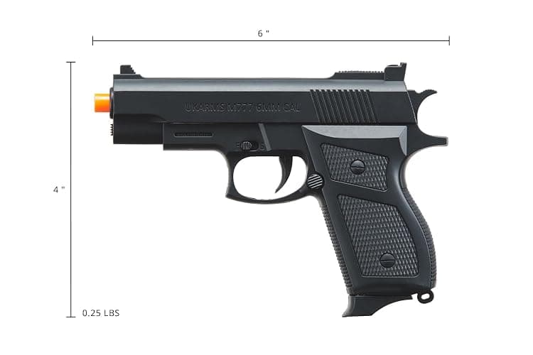 GoldenBall Airsoft L85 Spring-Powered Rifle and M77 Pistol Starter Kit with Holster (Black) thumbnail 7