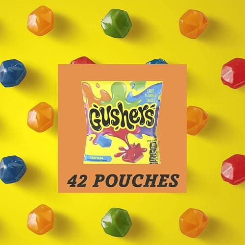 Gushers Strawberry & Tropical Variety Pack Snacks, 0.8 oz., 42 pk. thumbnail 4