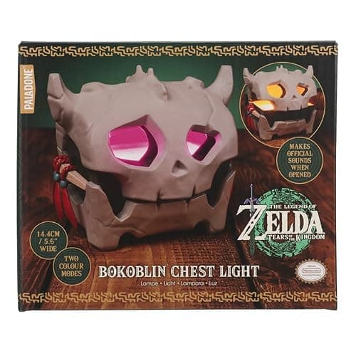Bokoblin Chest Light Officially Licensed The Legend of Zelda, Night Light with Sound Effects, Gamer Gift and Room Decor Accessory for Boys and Girls, Collectible Game Icon | Paladone thumbnail 7