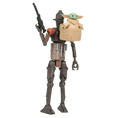STAR WARS Epic World of Action IG-11 & Grogu Speeder Bike, 4-Inch Scale Action Figures & Vehicle, Toys for Boys & Girls Ages 4+ thumbnail 7