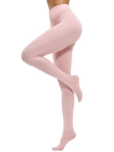 CozyWow Women's 80D Soft Opaque Tights, High Waist Solid Color Womens Tights with 30+ Colors thumbnail 2