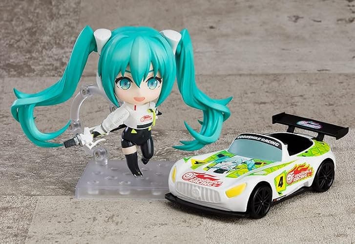Good Smile Hatsune Miku GT Project: Racing Miku (2022 Ver.) Nendoroid Action Figure, Multicolor thumbnail 5