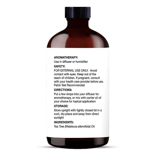 Majestic Pure Tea Tree Essential Oil with Glass Dropper - Huge 4 Fl Oz - 100% Pure and Natural Tea Tree Oil - Premium Grade Essential Oils for Diffuser, Aromatherapy, Soap and Candle Making thumbnail 8
