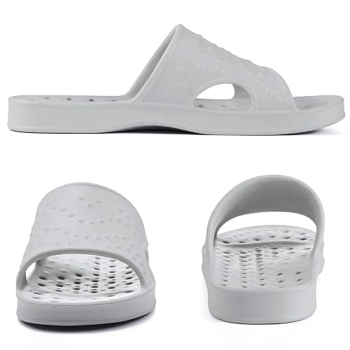 shevalues Shower Shoes for Women Men with Arch Support Quick Drying Pool Slides Lightweight Beach Sandals with Drain Holes | Arch Support, Quick Drying, Drain Holes, Lightweight thumbnail 4