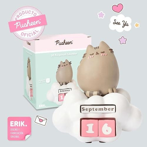 Grupo Erik Perpetual Calendar - Pusheen Merchandise | Desk Calendar, Home Office Desk Accessories, Home Decor Accessories | Pusheen Gifts For Cat Lovers thumbnail 6