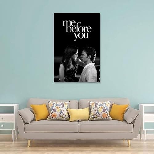ZCHLATGDE Me Before You Movie Art Poster Decorative Painting Canvas Wall Art Living Room Poster Bedroom Painting Wall Art Picture Print Modern Family Room Decor 12 x 18 Inches (30 x 45 cm) thumbnail 2