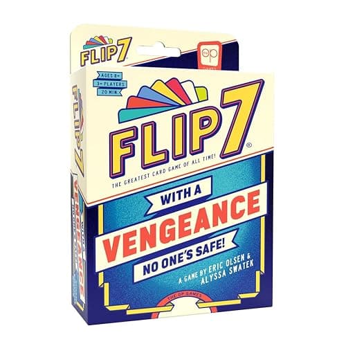 Flip 7: With a Vengeance Gioco di Carte | Gioco Standalone Press Your Luck | Carte Azione Take-That | Gioco Veloce per Famiglia e Party da 8 Anni - Image 1
