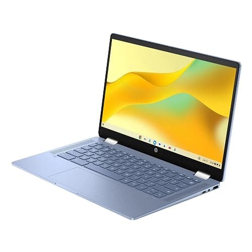HP Chromebook x360 14 inch FHD IPS Touch 2-in-1 Laptop, Intel Processor N100, 4GB RAM, 64GB eMMC, Chrome OS, Sky Blue, 14b-cd0130wm thumbnail 6
