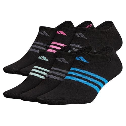 adidas Womens Superlite No Show Socks (6-pair) thumbnail 2
