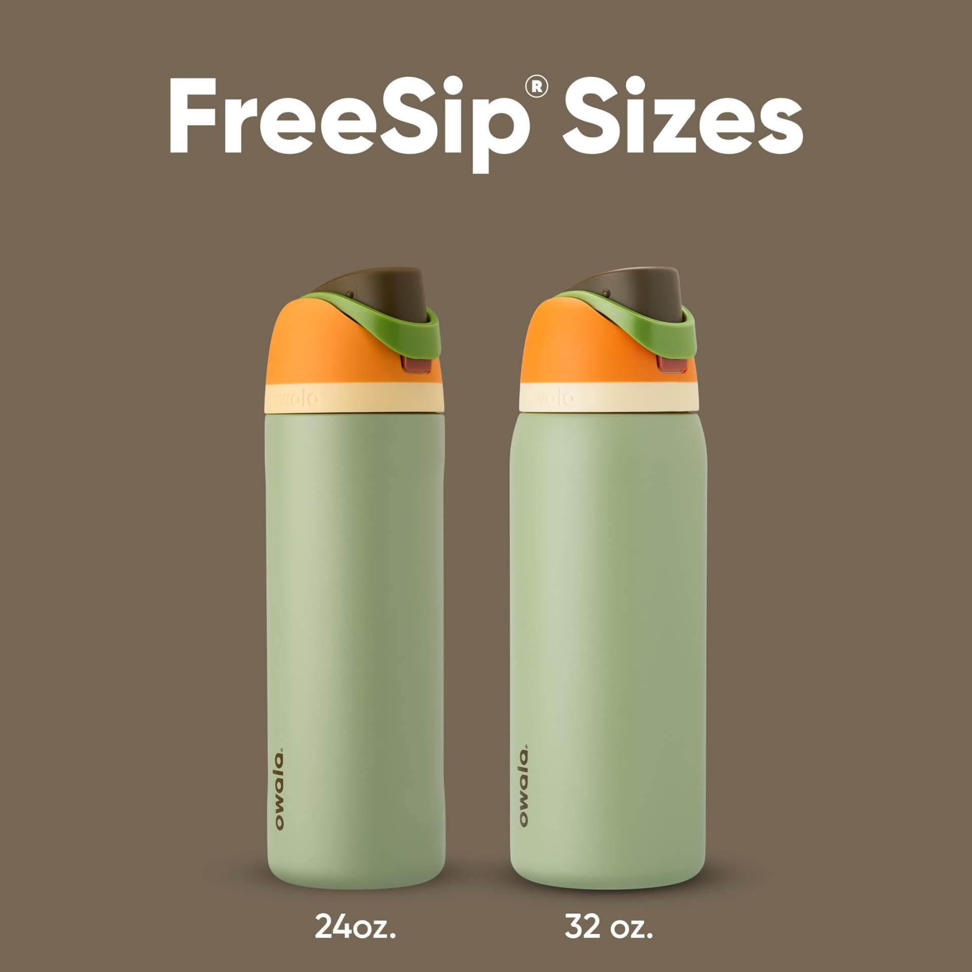 Owala FreeSip Insulated Stainless Steel Water Bottle with Straw, BPA-Free Sports Water Bottle, Great for Travel, 32 Oz, Camo Cool thumbnail 5