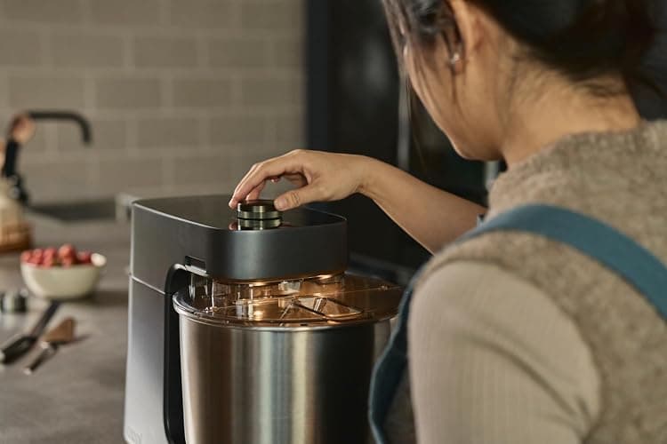 Ooni Halo Pro Spiral Mixer - Dough Stand Mixer with Attachments, 7.3 Quart Capacity and 58 Speed Settings - Charcoal Grey thumbnail 5