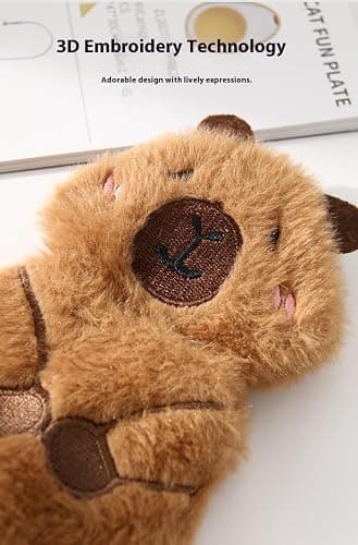 Crinkle bear dog toy w squeaker thumbnail 6