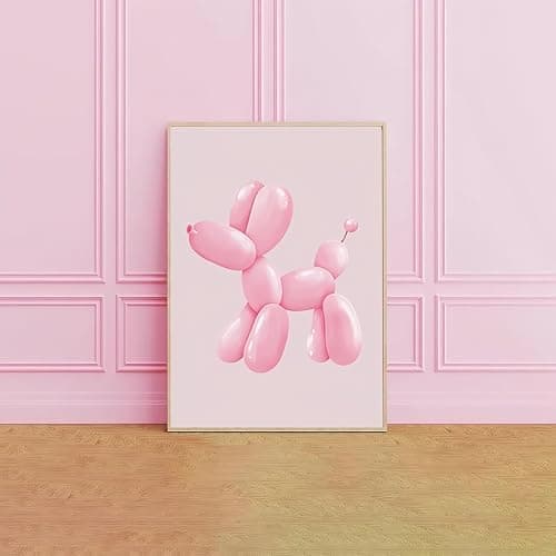 Blue and Pink Preppy Poster Set of 6, Cute Coquette Bow Boots Wall Decor Aesthetic Coastal Canvas Prints Wall Art, Trendy Girls Dorm Decor Cute Pink Bows Wall Decor, for Bedroom Living Room Dorm Home Decor 8x10 Unframed thumbnail 7