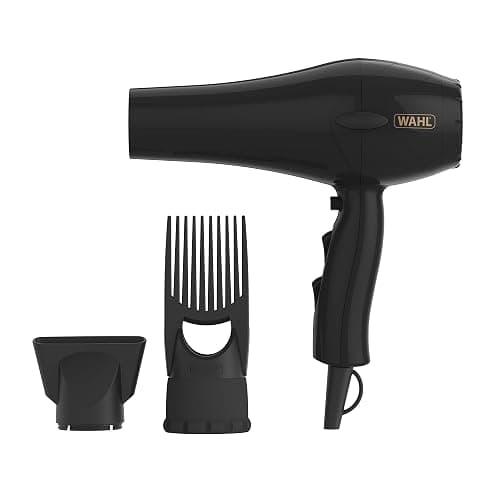 WAHL PowerPik 2 Hairdryer, für Frauen, Pik-Aufsatz, Afro-Haartrockner, afro-karibisches Haar, drei Hitzestufen, Anti-Frizz-Trocknung, schwarz - Image 1