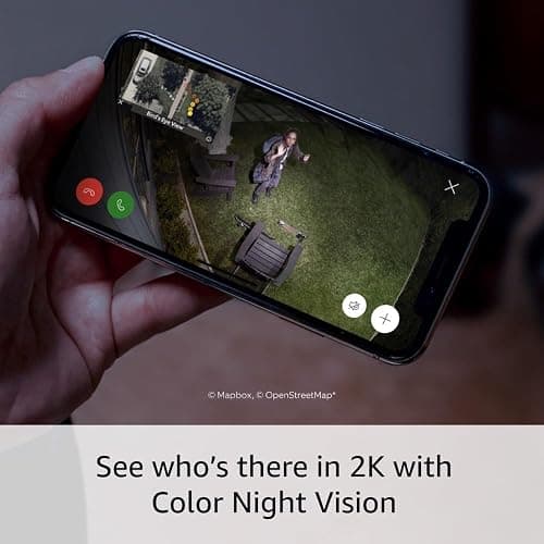 Ring Spotlight Cam Pro, Battery, Home or business security, Retinal 2K Video, Color Night Vision and Two-Way Talk with Audio+, White thumbnail 3