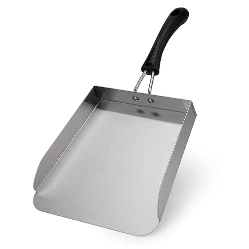 Stanbroil Large Griddle Scoop Spatula Food Mover for Rice, Veggies & More | Stainless Steel, 7" Wide, Moves More Food at Once, Flat Top Grill Tool, Ideal for Stir Fry, Fried Rice & Teppanyaki - Image 1