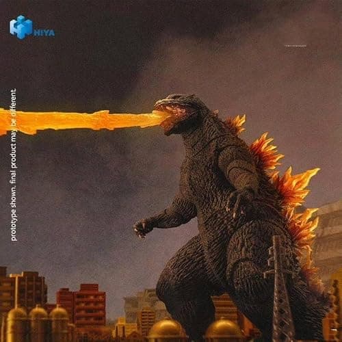 LEBOO Hiya Toys Godzila (2000): Millennium Radiant Heating Ray Godzila Exquisite Basic 7inch Action Figure EBG0398 Age 15+ thumbnail 6