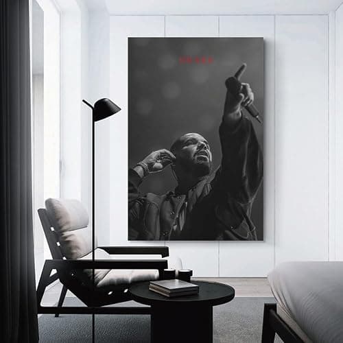 ZANLIART Drake Album Cover Canvas Print Music Poster for Room Aesthetic Unframe:20x30inch(50x75cm) thumbnail 3