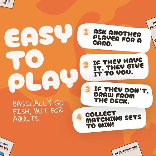 Go F Yourself! – The Grown Up Go Fish Card Game You've Always Wanted | Hilarious Party Game for Grown Ups, 2+ Players | 52 Cards, 13 Unique Pairs thumbnail 3