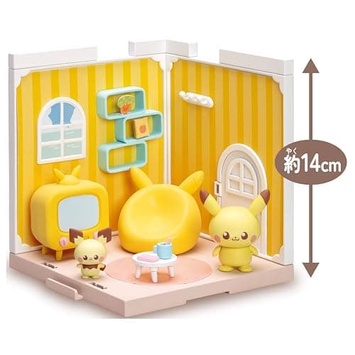 Takara Tomy Pokemon Poke Peace House Living Pikachu & Pichu thumbnail 3