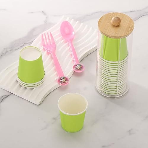Tecbeauty Cotton Pads Holder Makeup Removers Bathroom Organizer Storage Cotton Rounds, Clear thumbnail 6