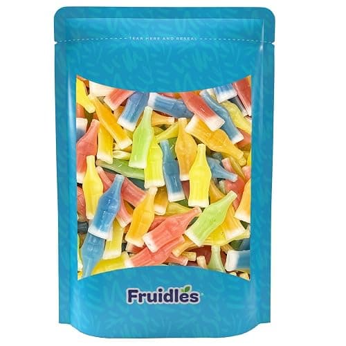 Fruidles Original Wax Bottles Candy Drinks, Liquid Filled Mini Drinks, Party Favorite Treats (Half Pound) thumbnail 4