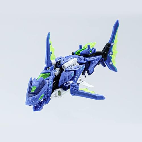 52TOYS BEASTDRIVE BD-02 Hydro Bullet Shark Deformation Toys Action Figure, Converting Toys in Vehicle and Beast, Perfect Birthday Party Gift for Teens and Adults thumbnail 4