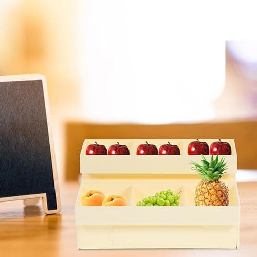 Gadpiparty 1/12 Scale Miniature Vegetable & Fruit Stand - Dollhouse Supermarket Shelf with Realistic Details - for Mini Kitchen, Grocery Store Display, and DIY Dollhouse Accessories thumbnail 5