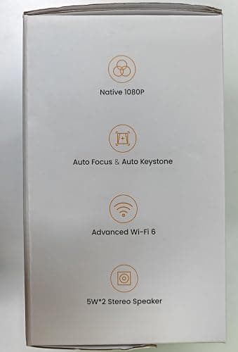【Auto Focus & Keystone】 1080P HD Portable Projector, WiFi6 Bluetooth 5.2 Projectors, YABER Pro V9 Smart Projector, Home Cinema Projectors for Bedroom/Smartphone/TV Stick thumbnail 12