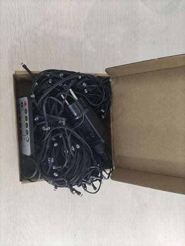 Fairy Lights Mains Powered 20M 200 LED Warm White Fairy Lights 8 Modes Fairy Lights Plug In with Remote Control & Timer for Christmas Outdoor Indoor Garden(Black Cable) thumbnail 12