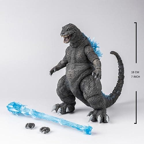 LEBOO Hiya Toys Godzila Giant Monsters All-Out Attack Heat Ray Godzila Exquisite Basic 7inch Action Figure EBG0183 Age 15+ thumbnail 2