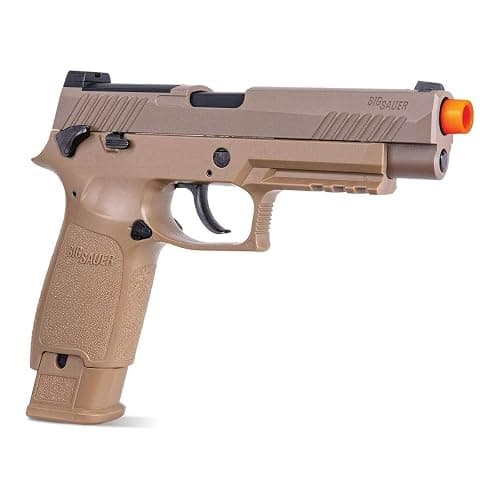 Sig Sauer Proforce 6mm BB Caliber Metal Slide Construction with Full Blow-Back Action 21rd M17 Airsoft Pistol, Coyote Tan thumbnail 3