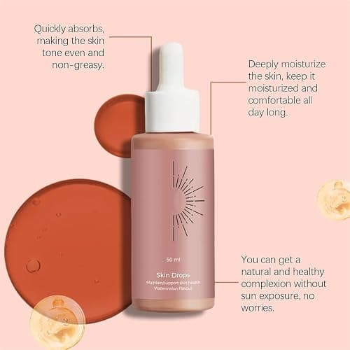 Sunless Tanning Drops To Drink, Drinkable Sunless Tanning Drops, Moisturizing Tanner for Face and Body, for All Skin Types（1PCS ） thumbnail 4
