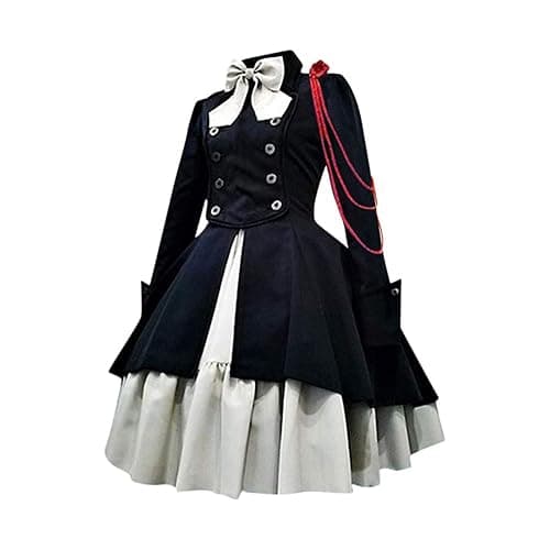 Women's Cool Goth Lolita Dress Halloween Masquerade Party Punk Gothic Dress Vintage Fairy Renaissance Victorian Dress - Image 1