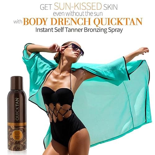 Body Drench QuickTan Instant Bronze Self Tanning Spray – Fast-Drying Self Tanner Spray for Natural-Looking Tan, 6 oz, 2 Pack thumbnail 4
