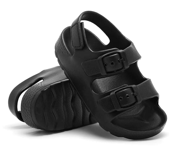 ChayChax Toddler Boys Girls Double Buckle Sandals Children's Adjustable Back Strap Water Sandal thumbnail 4